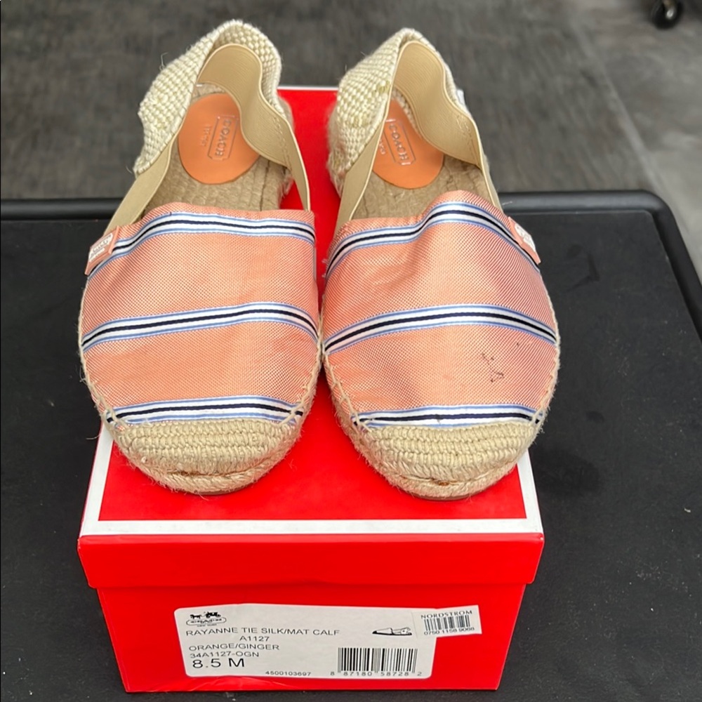 Raye Women's Orange Espadrilles